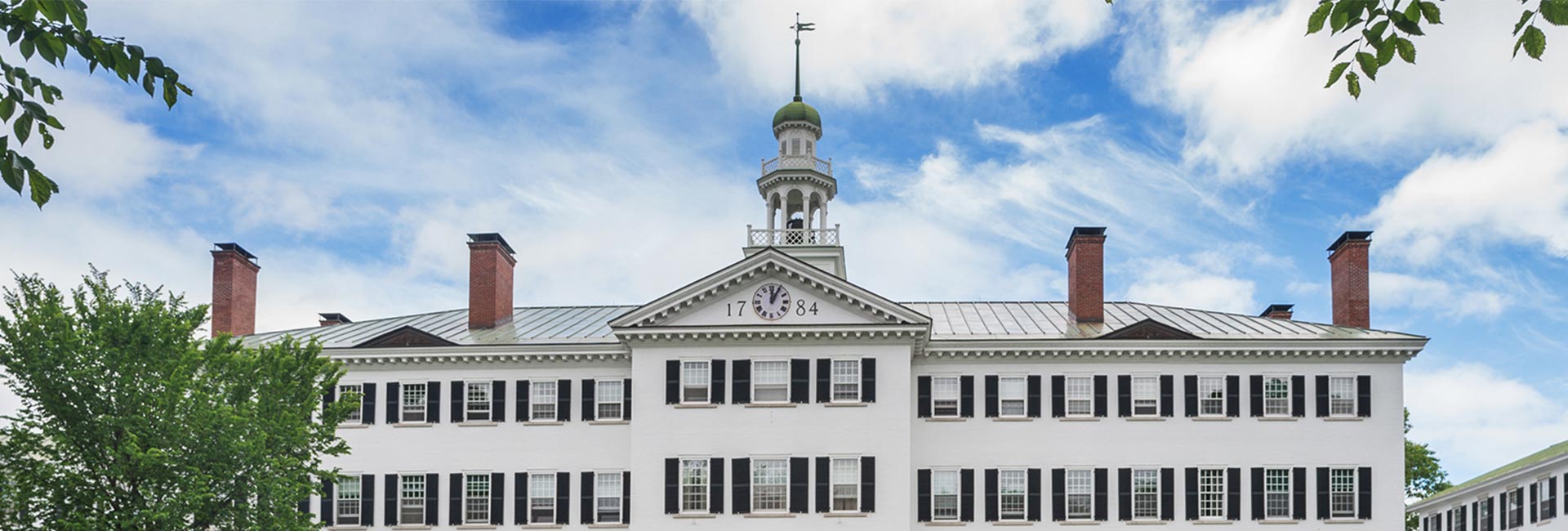 Dartmouth Hall on a summer day